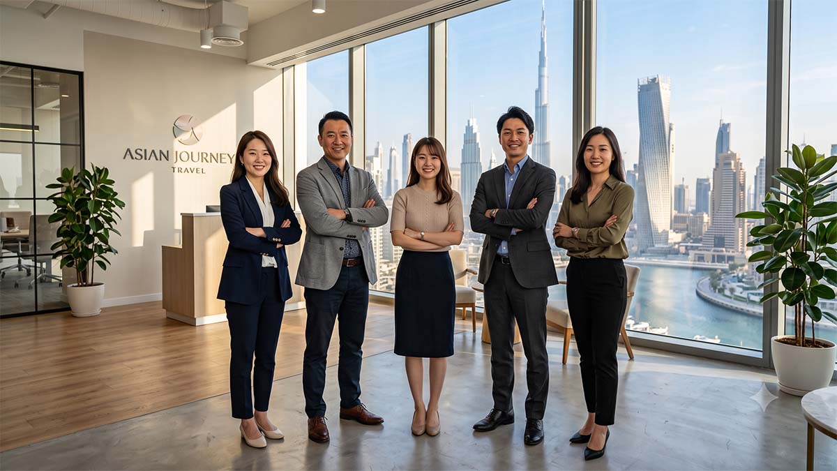 迪拜皇宫旅行社有限公司专业团队形象